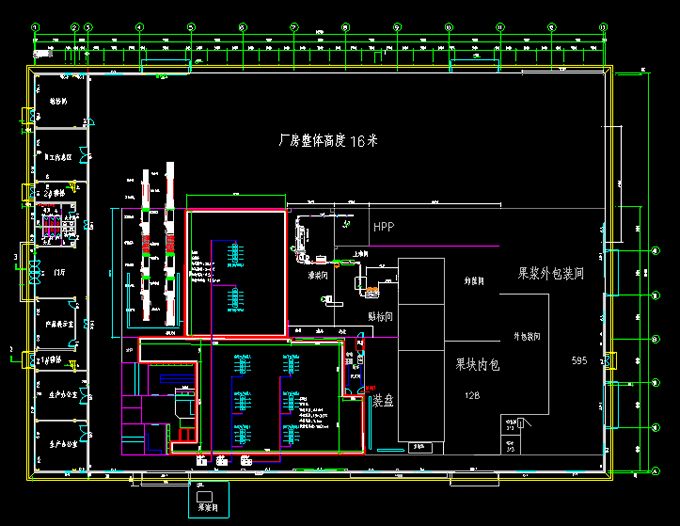 大型奶茶冷庫設(shè)計(jì)工程（施工圖）